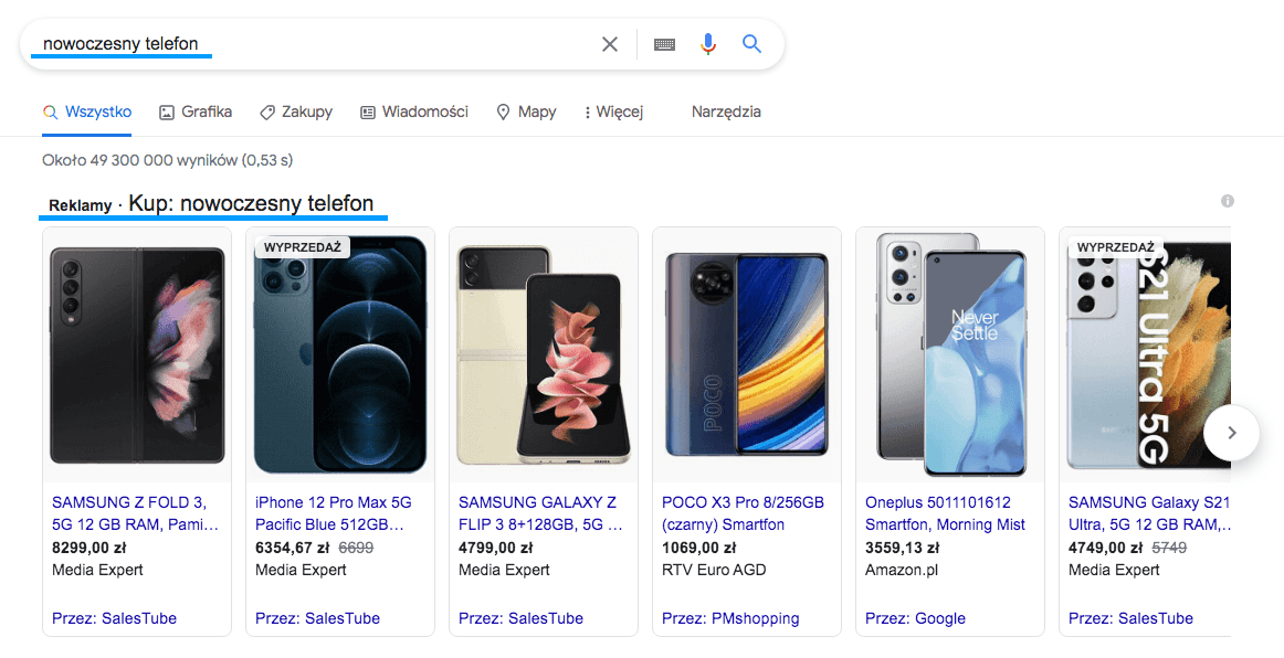 reklama w google